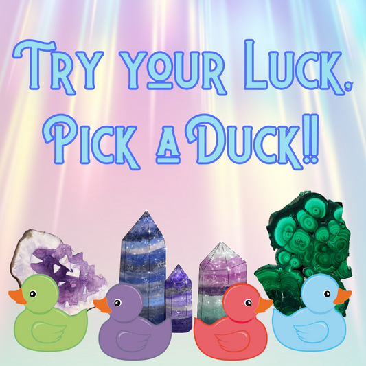 Mystery Crystal FUN - Pick 2 Ducks - Carvings, Jewelry, Raw Specimen